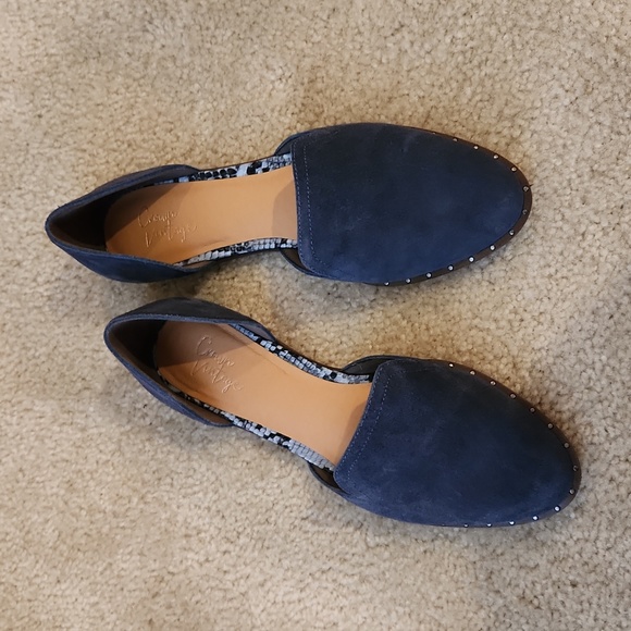 Crown Vintage Navy Blue Dorsey Vaylyn Flats